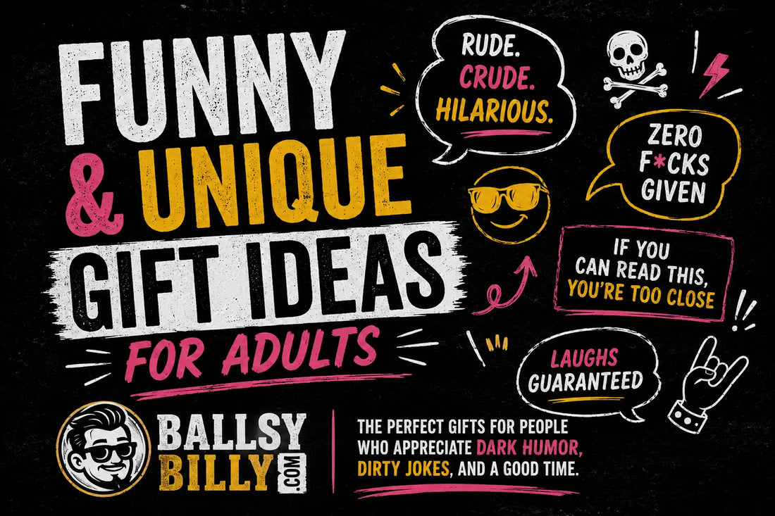 FUNNY AND UNIQUE GIFT IDEAS FOR ADULTS!