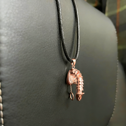 Erectable Penis Pendant Necklace