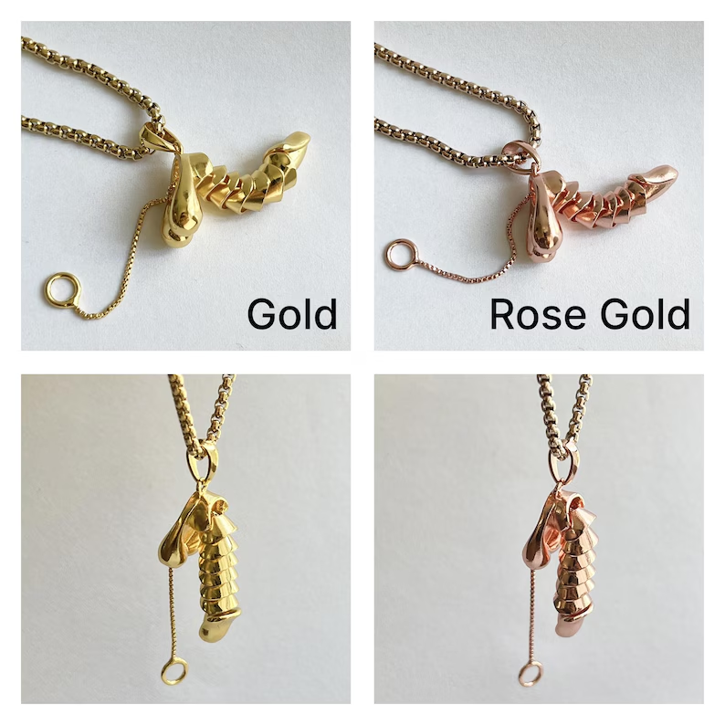 Erectable Penis Pendant Necklace