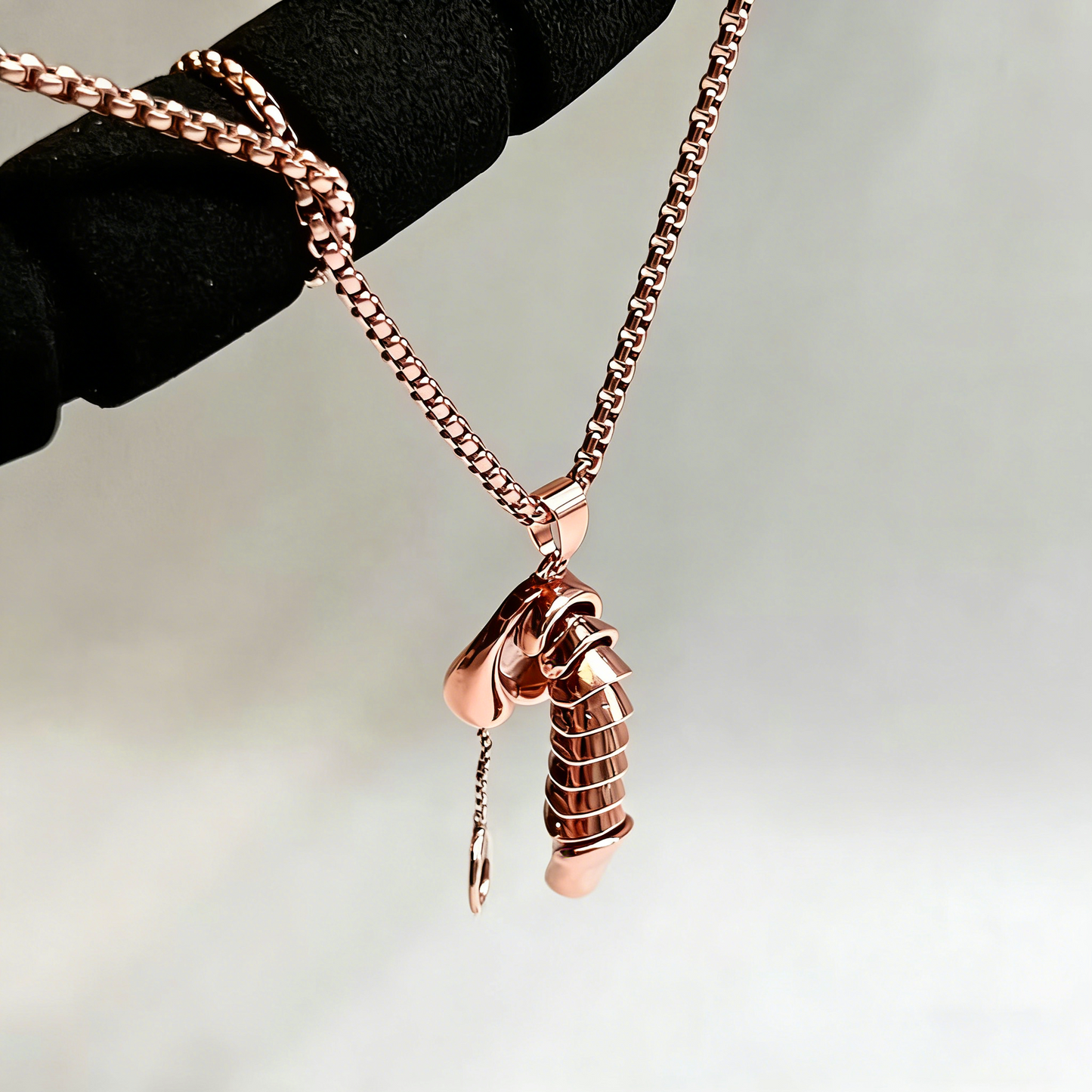 Erectable Penis Pendant Necklace