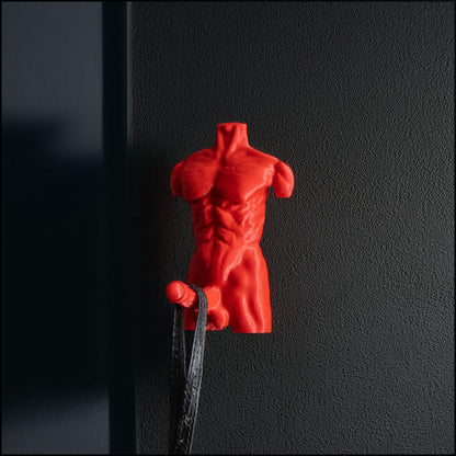"Hung Hook" Fun Muscular Man Wall Hook