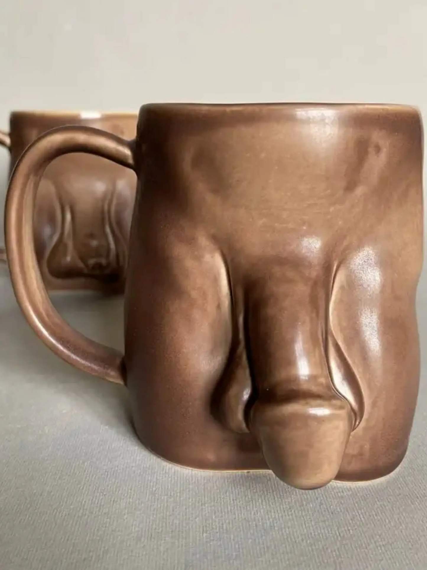 Handmade Ceramic Penis Mug for adults featuring unique novelty products by Ballsy Billy