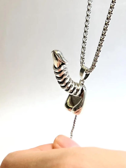 Erectable Penis Pendant Necklace for adults featuring unique novelty products by Ballsy Billy