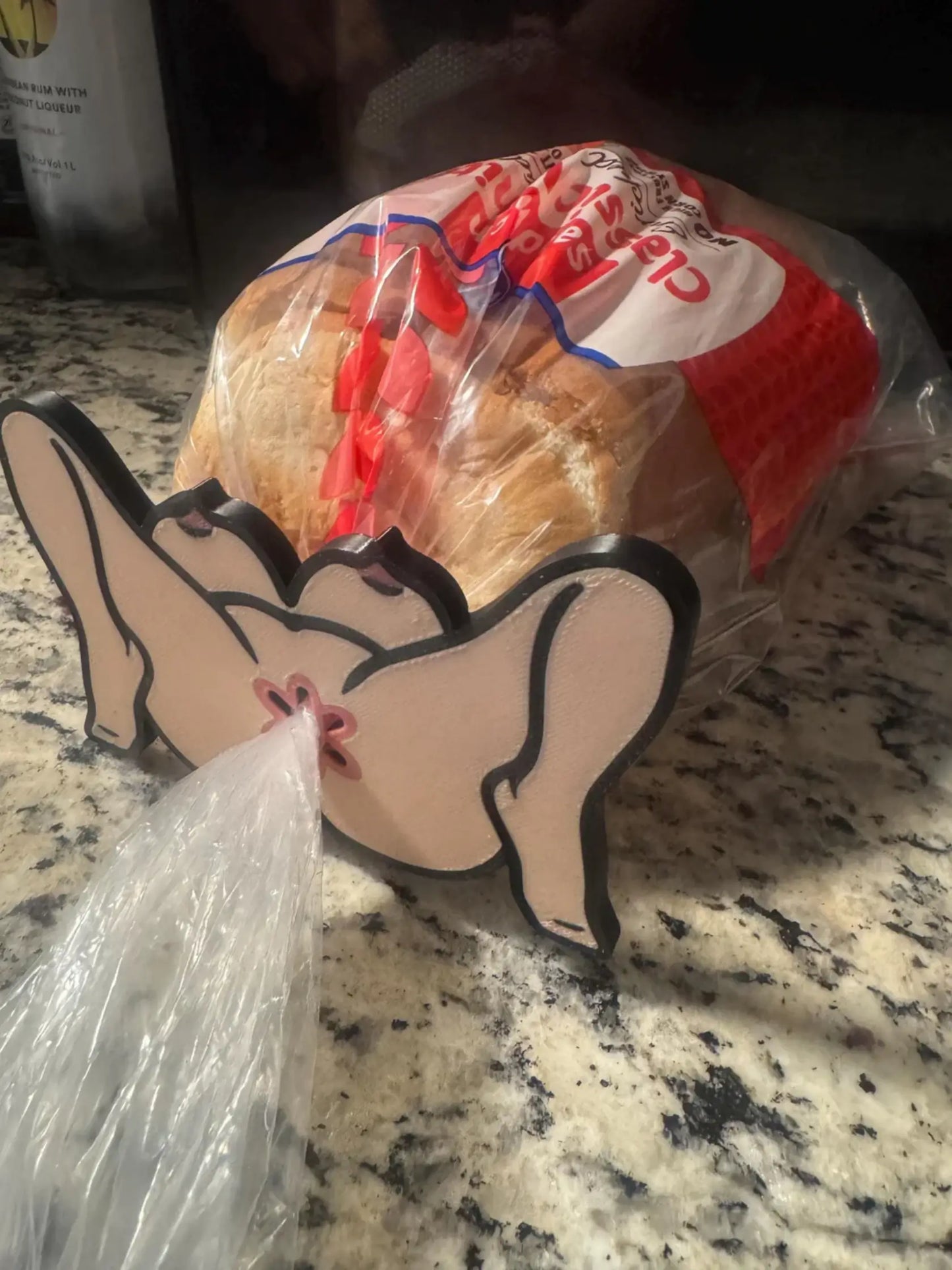 3D Printed Novelty Bread Clip for adults featuring unique novelty products by Ballsy Billy