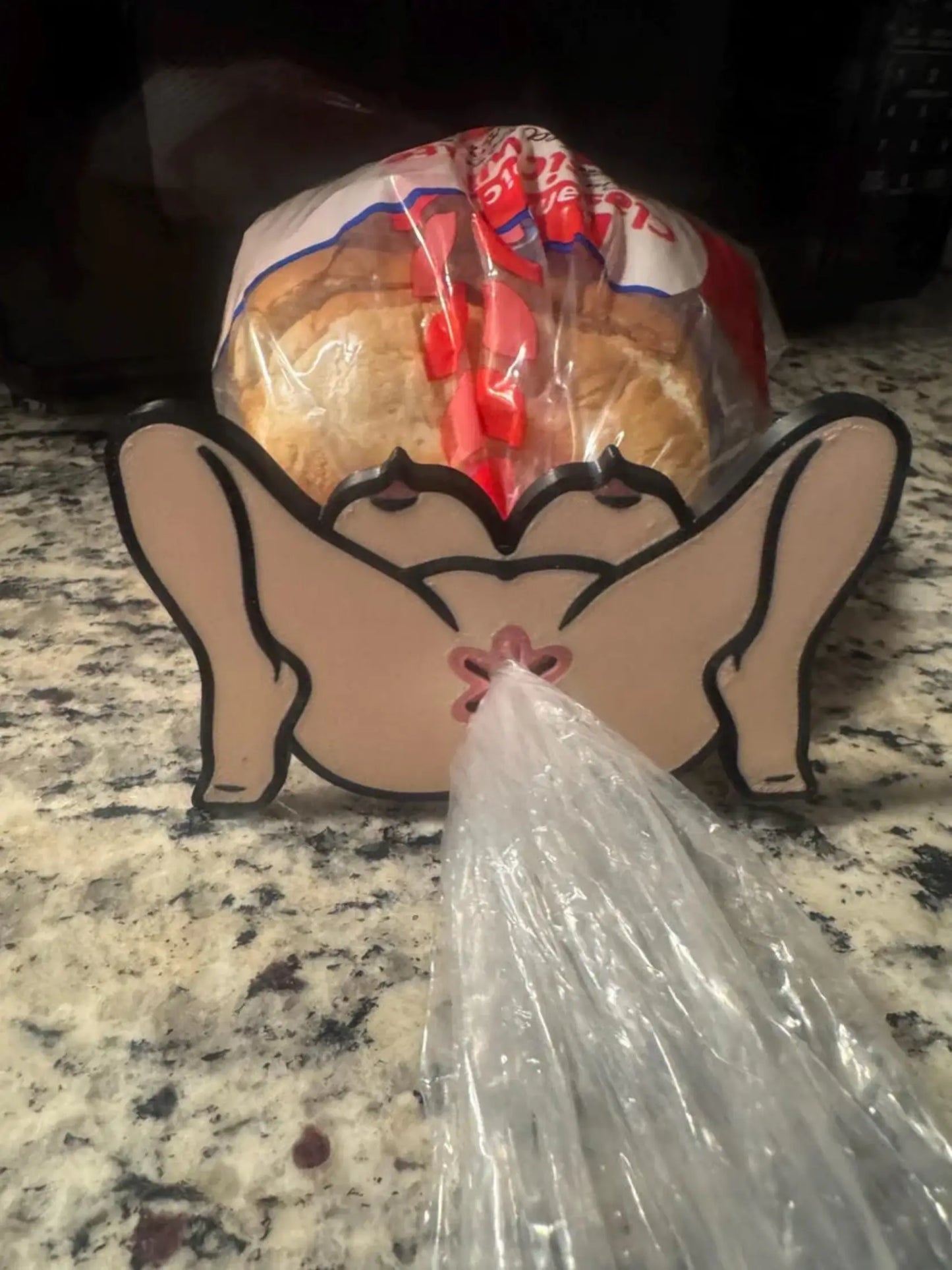 3D Printed Novelty Bread Clip for adults featuring unique novelty products by Ballsy Billy