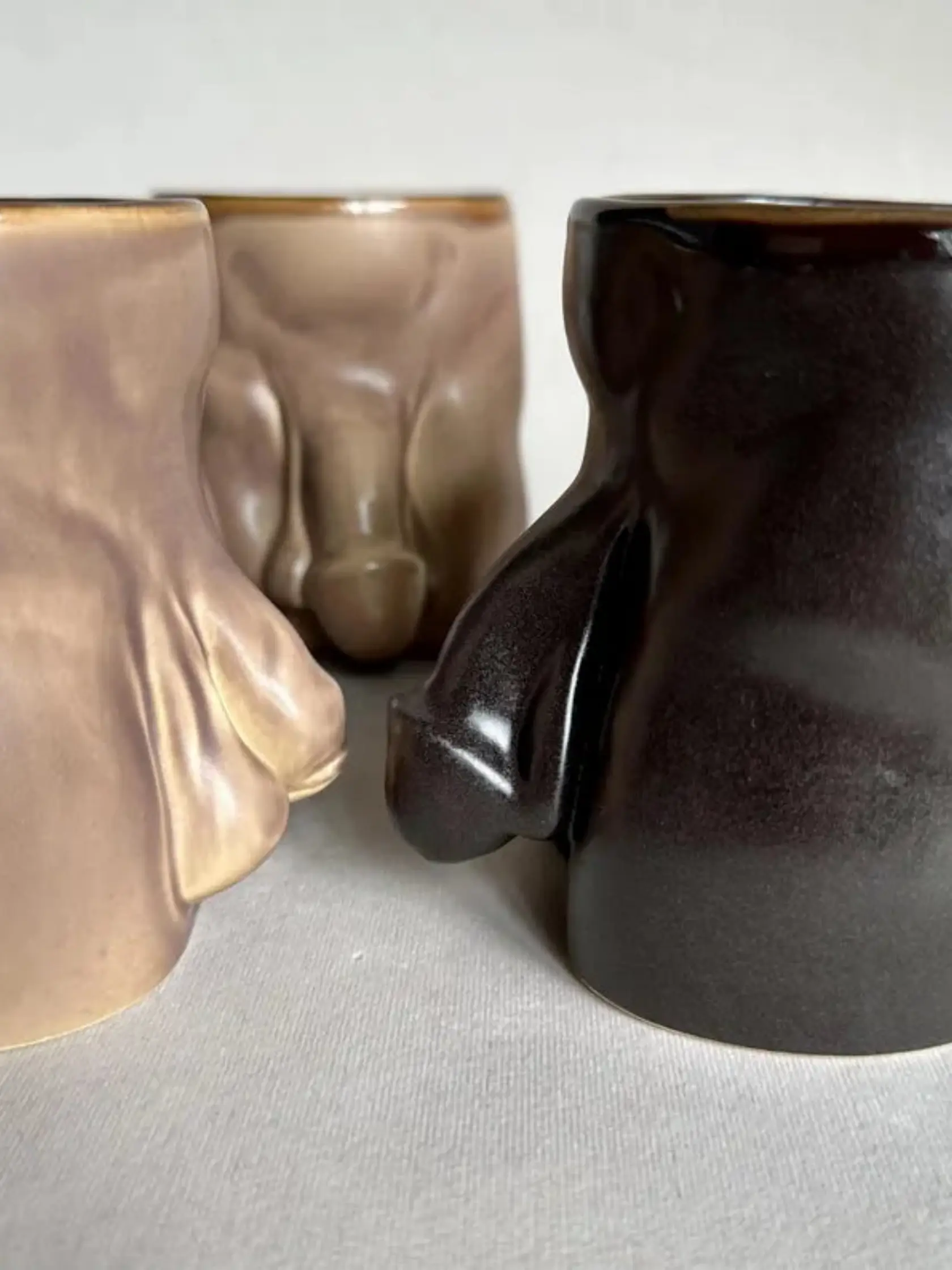 Handmade Ceramic Penis Mug for adults featuring unique novelty products by Ballsy Billy