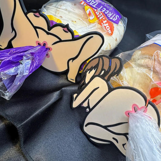 3D-gedruckter Brotclip – lustiges und respektloses Küchen-Spaßgeschenk