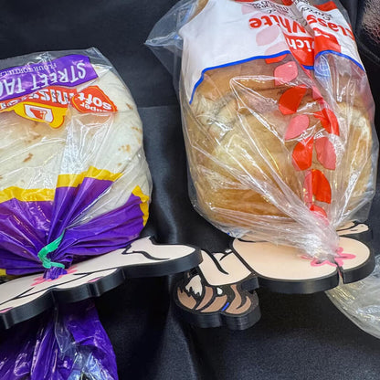3D-gedruckter Brotclip – lustiges und respektloses Küchen-Spaßgeschenk