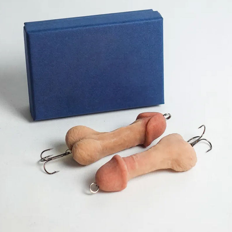 Lustiger Angelköder in Penisform als Geschenk