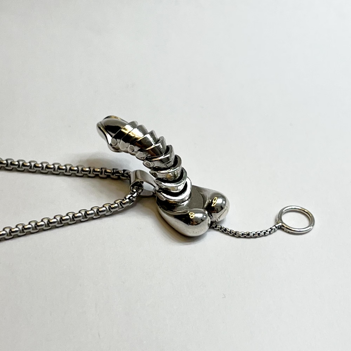 Erectable Penis Pendant Necklace