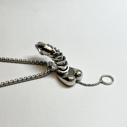 Erectable Penis Pendant Necklace