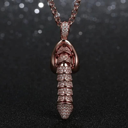 Erectable Penis Pendant Necklace