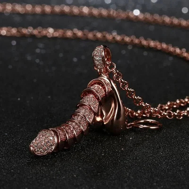 Erectable Penis Pendant Necklace